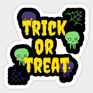 Trick or Treat Sticker